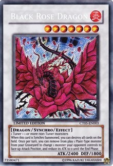 Black Rose Dragon Card Front