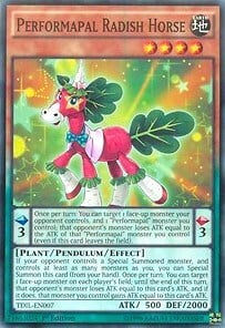 Performapal Radish Horse Card Front