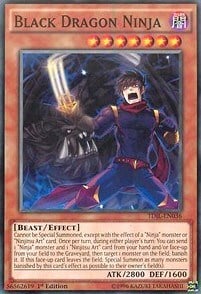 Black Dragon Ninja Card Front