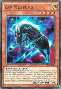 Zap Mustung Card Front