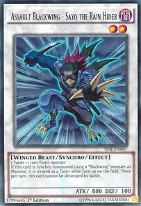 Assault Blackwing - Sayo the Rain Hider Card Front