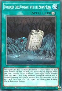 Forbidden Dark Contract with the Swamp King Card Front
