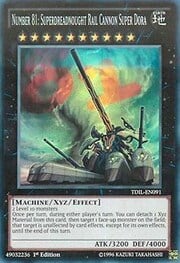 Number 81: Superdreadnought Rail Cannon Super Dora · Super Rare 091