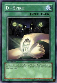 D - Spirit Card Front