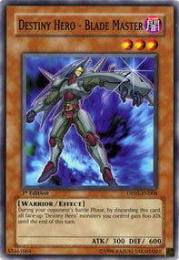 Destiny Hero - Blade Master Card Front