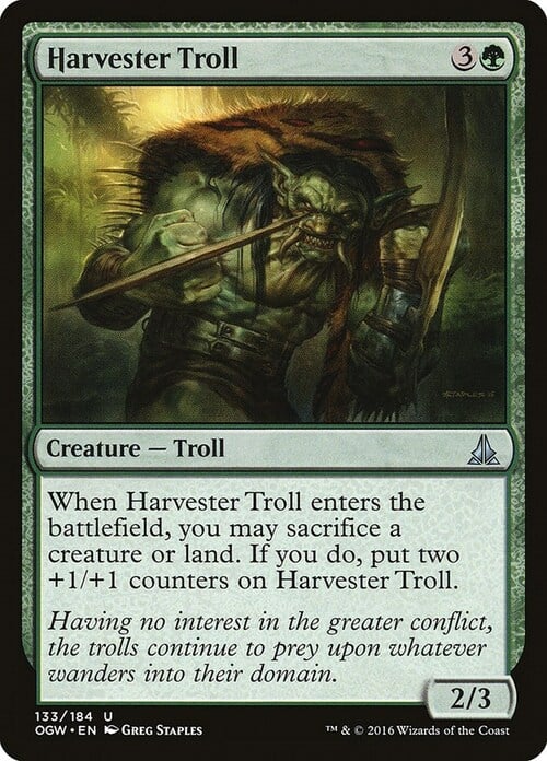 Troll Mietitore Card Front