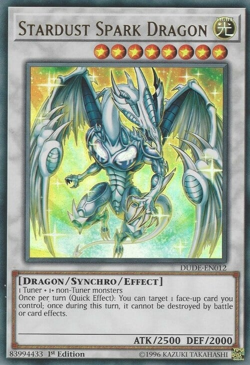 Stardust Spark Dragon Card Front