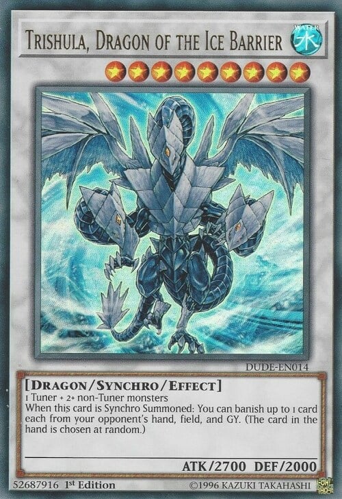 Trishula, Dragon of the Ice Barrier Card Front