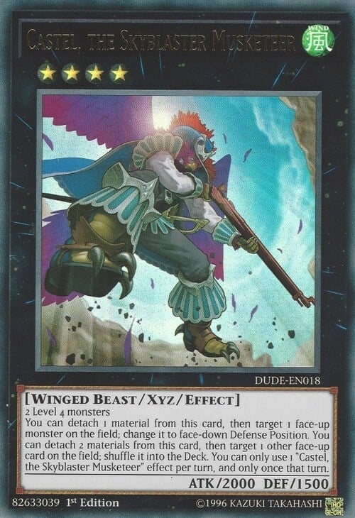 Castel, the Skyblaster Musketeer Card Front