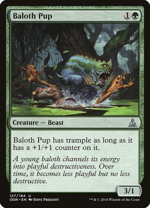 Baloth Pup Card Front