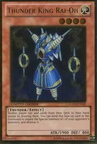 Thunder King Rai-Oh Card Front