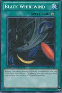 Black Whirlwind Card Front