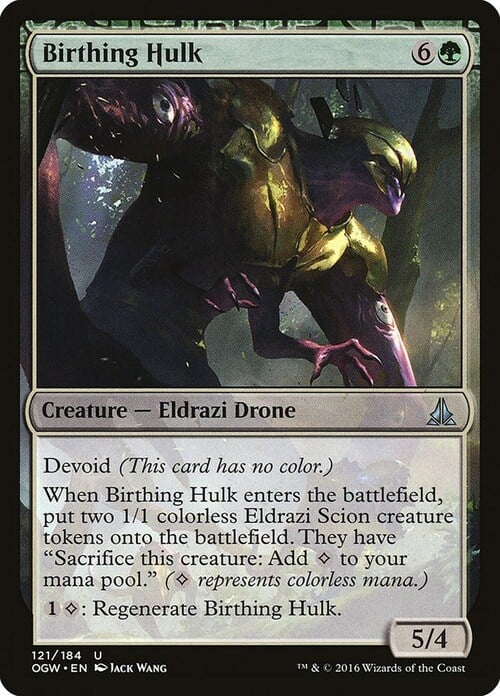 Birthing Hulk Card Front