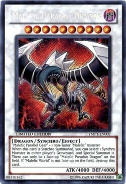 Malefic Paradox Dragon Card Front