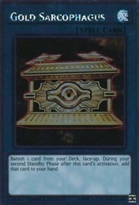 Gold Sarcophagus Card Front