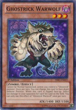 Ghostrick Warwolf Card Front