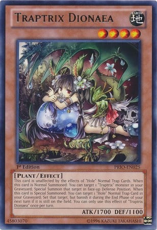 Traptrix Dionaea Yugioh TCG PRIO-EN025 - Rare - Card
