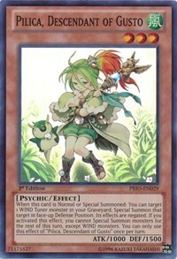 Pilica, Descendant of Gusto Card Front