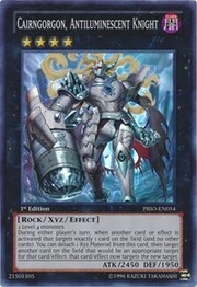 Cairngorgon, Antiluminescent Knight · Super Rare 054