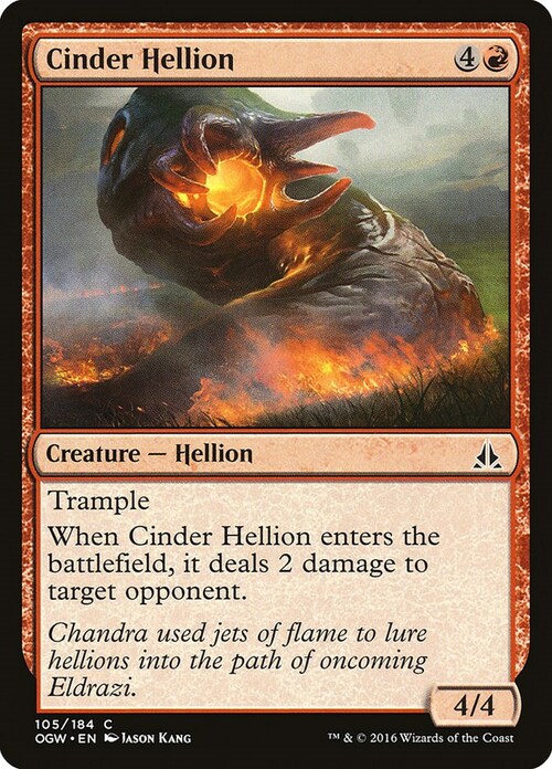 Cinder Hellion Card Front