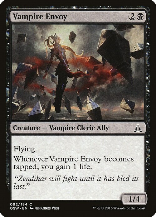 Vampire Envoy Card Front