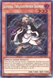 Lumina, Twilightsworn Shaman · Secret Rare 026sec