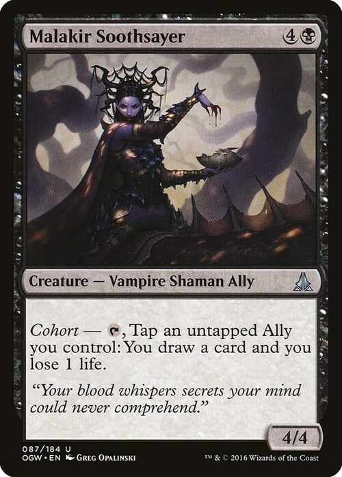 Malakir Soothsayer Card Front
