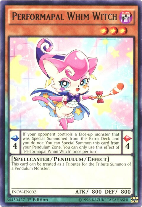 Performapal Whim Witch Card Front