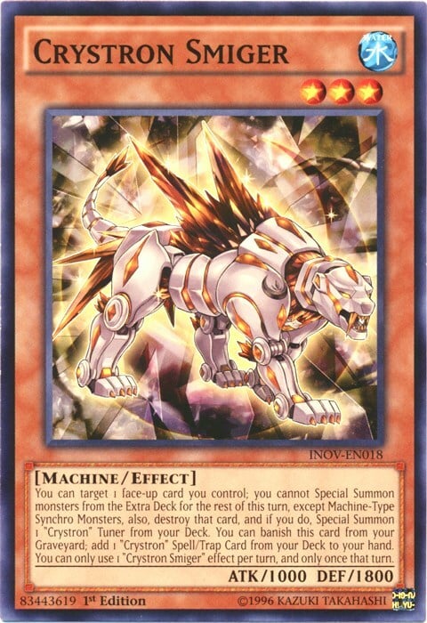 Crystron Smiger Card Front