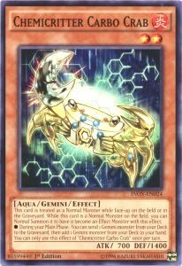 Chemicritter Carbo Crab Card Front