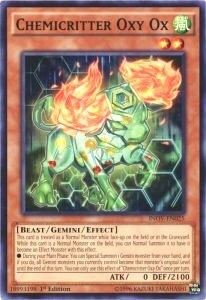 Chemicritter Oxy Ox Card Front