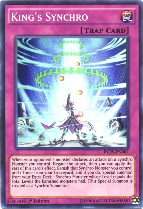 King's Synchro Card Front
