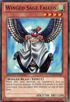 Winged Sage Falcos Card Front