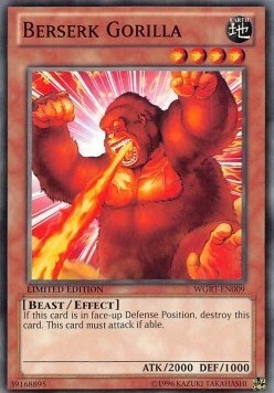 Gorilla Berserk Card Front
