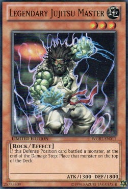 Legendary Jujitsu Master Card Front
