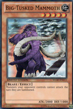 Big-Tusked Mammoth Card Front