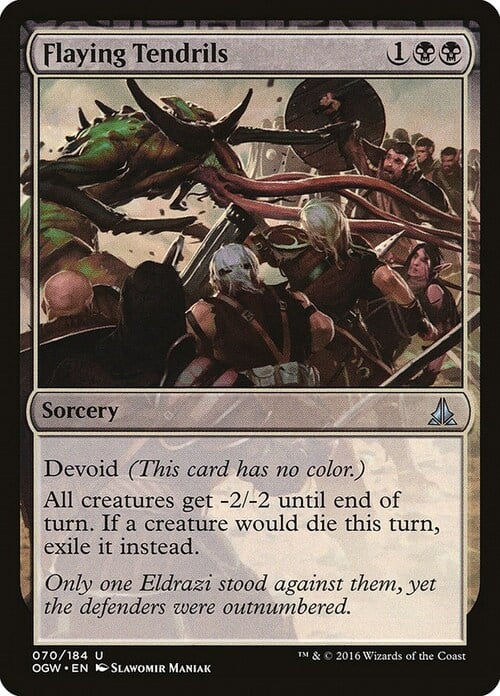 Flaying Tendrils Card Front
