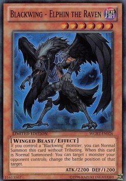 Blackwing - Elphin the Raven Card Front