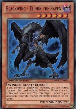 Blackwing - Elphin the Raven Card Front