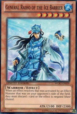 General Raiho of the Ice Barrier Card Front