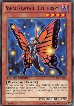 Swallowtail Butterspy Card Front