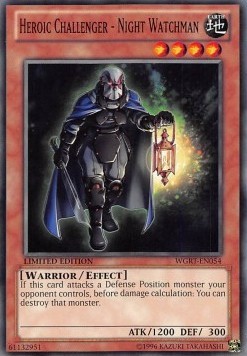 Heroic Challenger - Night Watchman War of the Giants Reinforcements |  Yu-Gi-Oh! | CardTrader