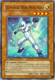 Elemental HERO Neos Alius · Super Rare 018