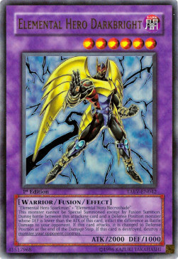 Elemental Hero Darkbright Card Front