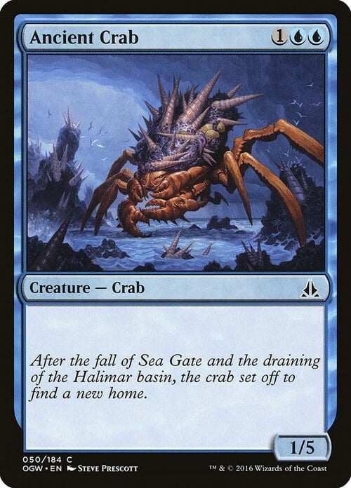 Ancient Crab Card Front