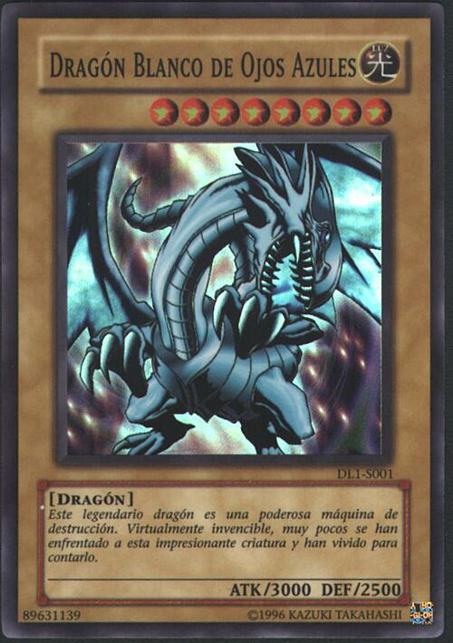 Blue-Eyes White Dragon Card Front