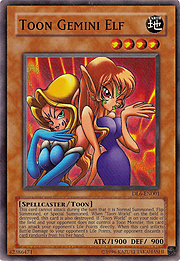 Toon Gemini Elf · Super Rare DL6-001