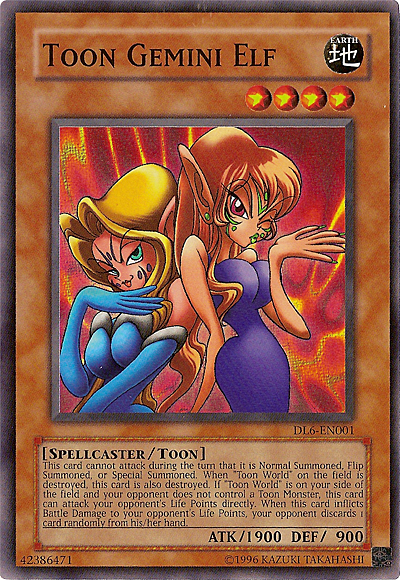 Toon Gemini Elf Card Front