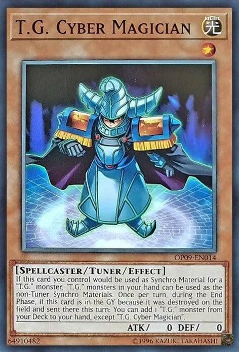 T.G. Cyber Mago Card Front