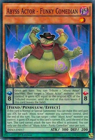 Abyss Actor - Funky Comedian Card Front